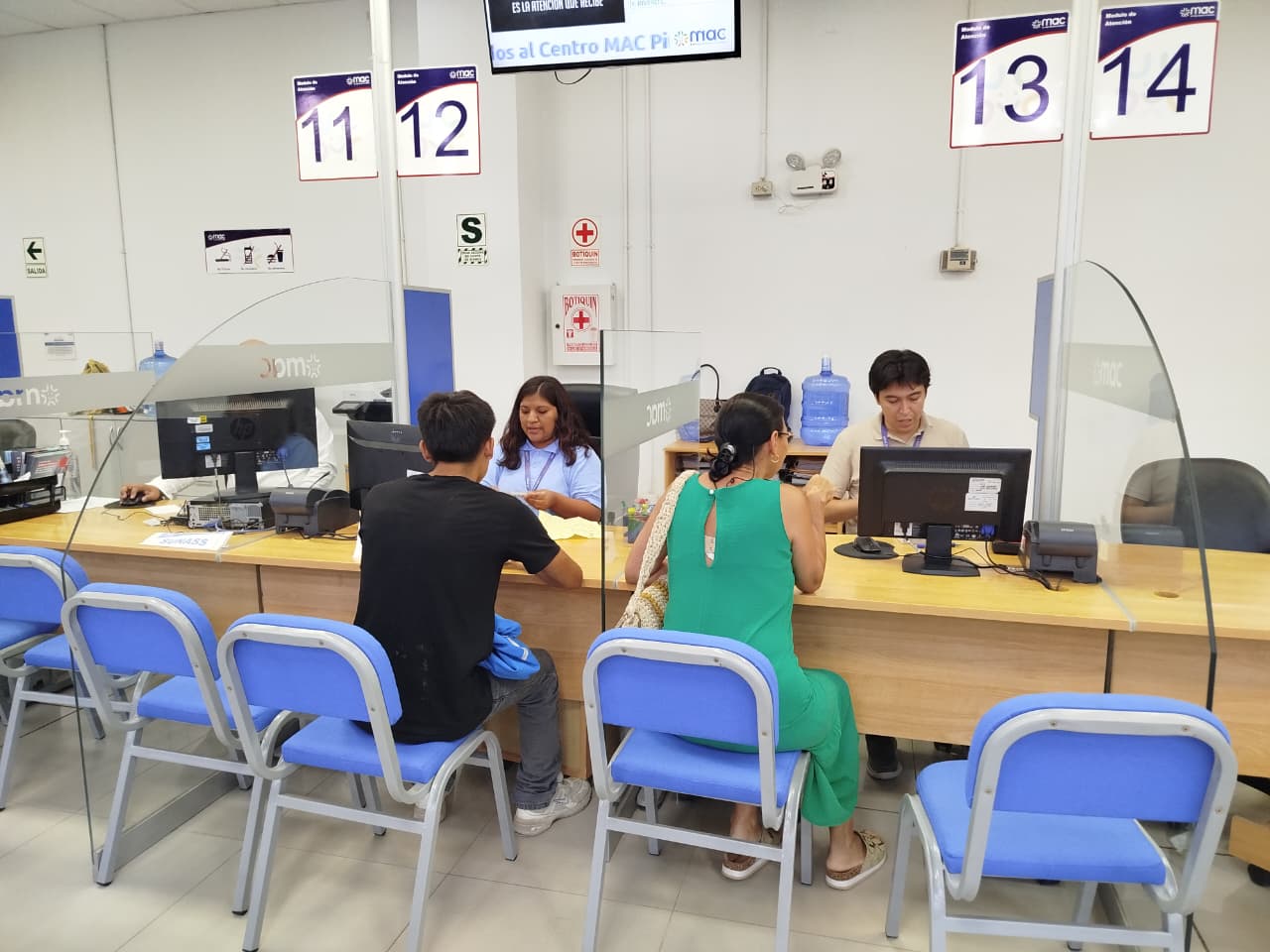 SAT PIURA FORTALECE ATENCIÓN EN EL MAC CON ALTA DEMANDA DE CONTRIBUYENTES
